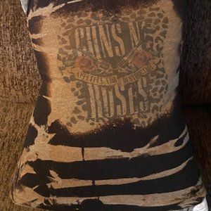 Handmade Bleached Racerback Guns N Roses Tank NWOT